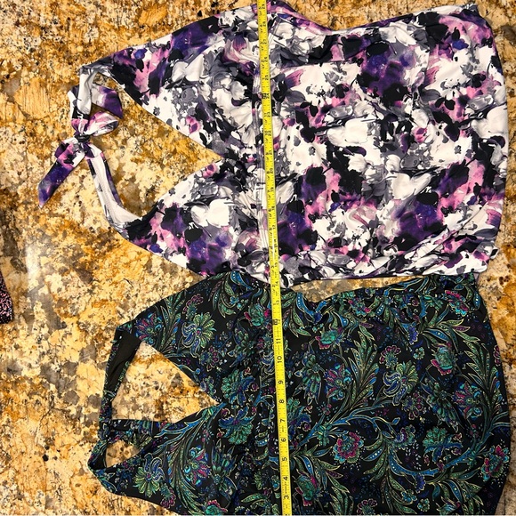 Bundle of 3 Tankini Bathing Suits (2 from Amazon 1 Zero Posur) - Picture 7 of 10